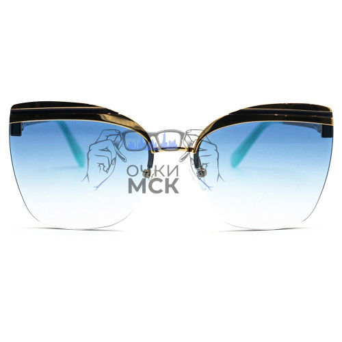 Очки Salvatore Ferragamo SF166S Голубой градиент солнцезащитные женские оригинал