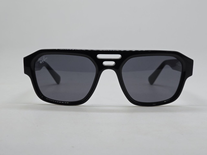 Очки Ray Ban Corrigan RB4397 Black/Dark Grey солнцезащитные унисекс женские мужские оригинал