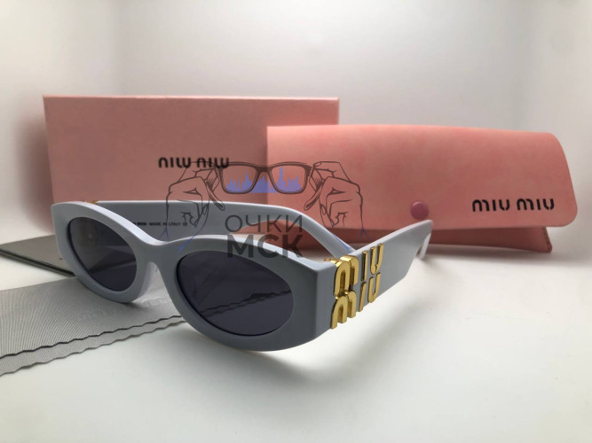 Очки Miu Miu 142500 White солнцезащитные женские оригинал