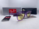 Очки Ray Ban Purple/Yellow солнцезащитные унисекс женские мужские оригинал