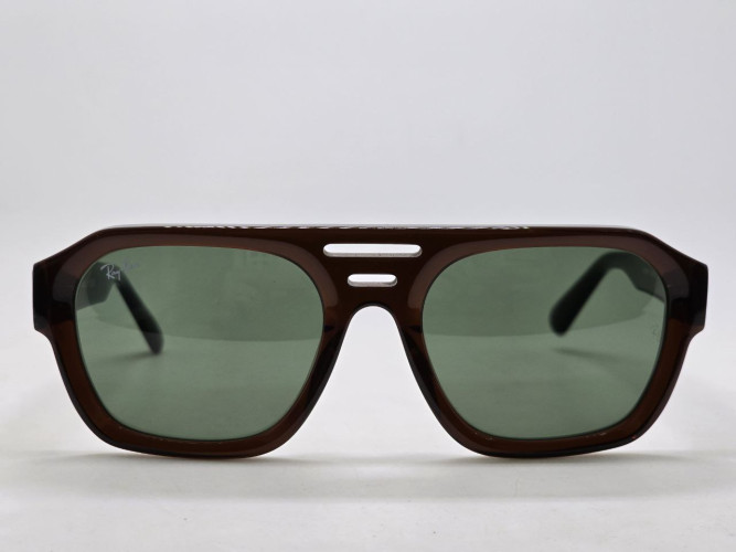 Очки Ray Ban Corrigan RB4397 Brown/Green солнцезащитные унисекс женские мужские оригинал