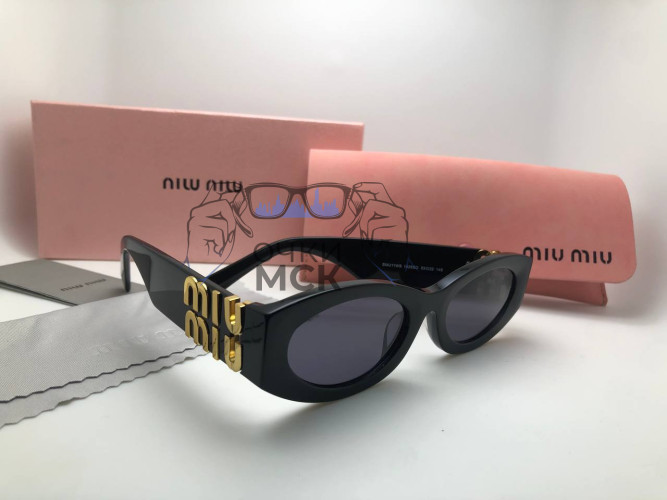 Очки Miu Miu 142500 Black солнцезащитные женские оригинал