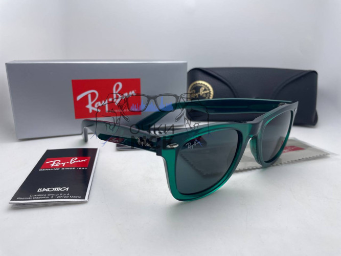 Очки Ray Ban Green/Black солнцезащитные унисекс женские мужские оригинал