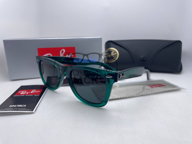Очки Ray Ban Green/Black солнцезащитные унисекс женские мужские оригинал
