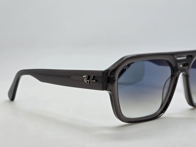 Очки Ray Ban Corrigan RB4397 Brown Transparent/Grey солнцезащитные унисекс женские мужские оригинал