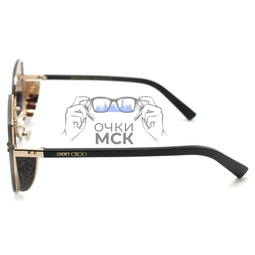 Очки Jimmy Choo DANB/s Серый зеркальный градиент солнцезащитные женские оригинал