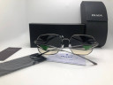 Очки Prada 15-145 Silver/Grey солнцезащитные унисекс женские мужские оригинал