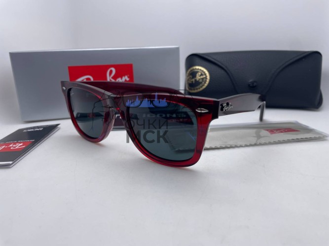 Очки Ray Ban Wine/Black Черный градиент солнцезащитные унисекс женские мужские оригинал