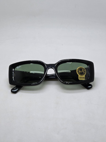 Очки Ray Ban KILIANE RB4395 Black/Green солнцезащитные унисекс женские мужские оригинал