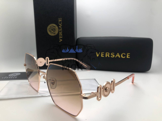 Очки Prada 15-145 Pink Gold/Brown солнцезащитные женские оригинал