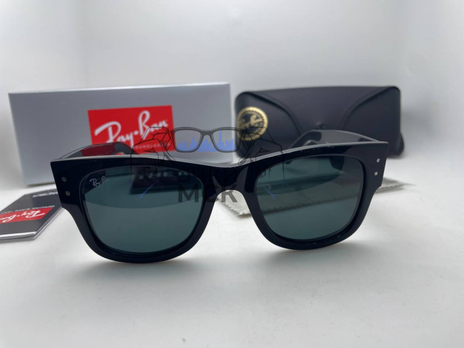 Очки Ray Ban Total Black Коричневый градиент солнцезащитные унисекс женские мужские оригинал