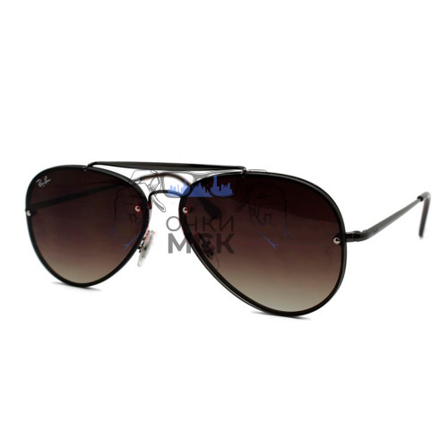 Очки Ray Ban Blaze Aviator RB3584-N Коричневый градиент солнцезащитные унисекс женские мужские оригинал