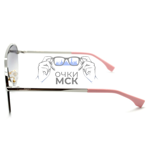 Очки Fendi Fancy FF M0030 Серый градиент солнцезащитные унисекс женские мужские оригинал