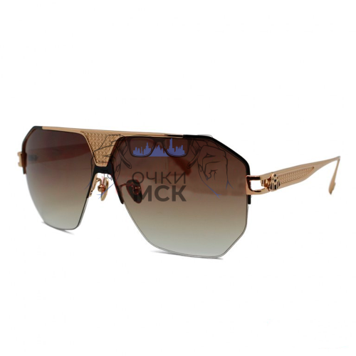 Очки Maybach THE DEBVAFT I Коричневый градиент солнцезащитные мужские оригинал