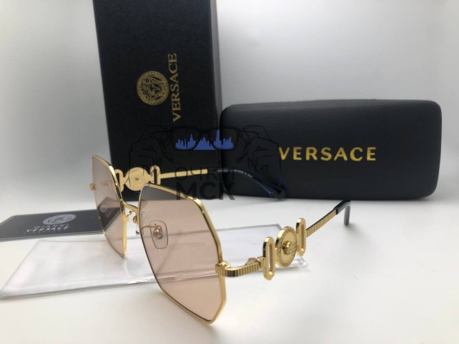 Очки Prada 15-145 Gold/Brown солнцезащитные женские оригинал