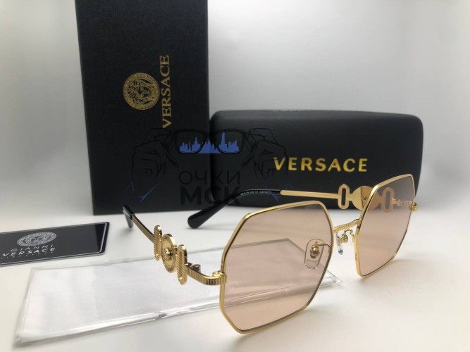 Очки Prada 15-145 Gold/Brown солнцезащитные женские оригинал