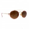 Очки Ray Ban RB 3847N Коричневые солнцезащитные унисекс женские мужские оригинал
