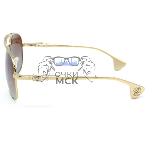 Очки Men's Chrome Hearts Hand Коричневый градиент солнцезащитные мужские оригинал