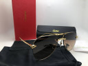 Очки Cartier Brown/Gold Коричневый градиент солнцезащитные унисекс женские мужские оригинал