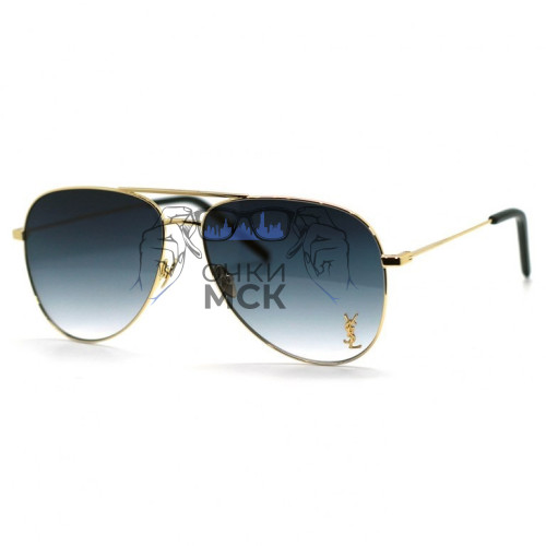 Очки Saint Laurent SL Classic 11 Серый градиент солнцезащитные женские оригинал