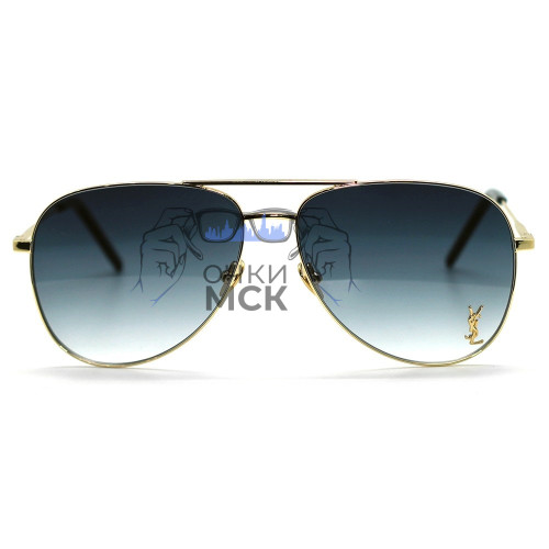 Очки Saint Laurent SL Classic 11 Серый градиент солнцезащитные женские оригинал