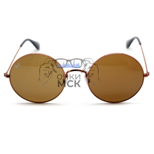 Очки Ray Ban The Ja-jo RB 3592 Коричневые солнцезащитные унисекс женские мужские оригинал