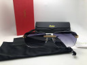 Очки Cartier Style Black/Gold/Black Черный градиент солнцезащитные унисекс женские мужские оригинал