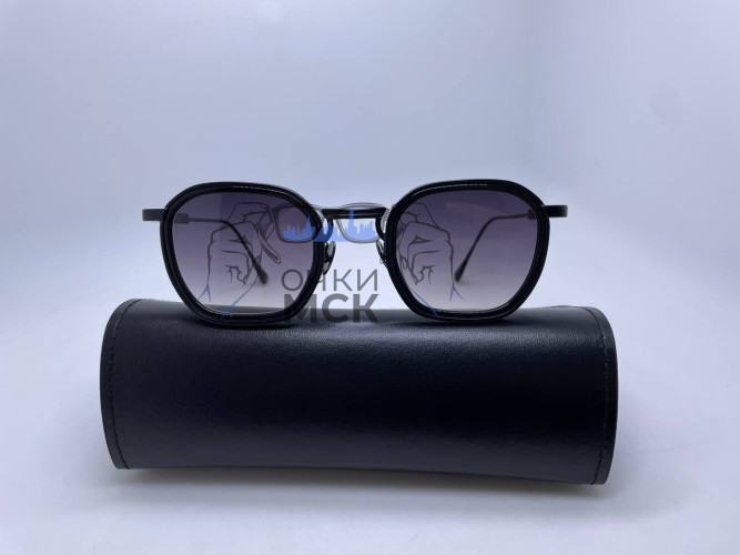 Очки John Dalia Black/Grey Серый градиент солнцезащитные мужские оригинал