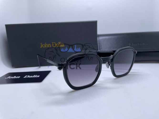 Очки John Dalia Black/Grey Серый градиент солнцезащитные мужские оригинал