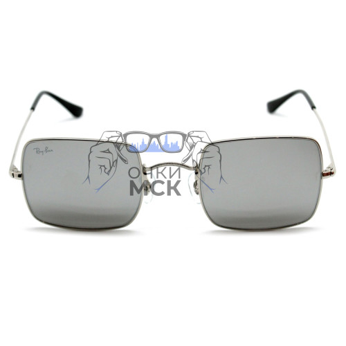 Очки Ray Ban Square RB 1971 Серый градиент солнцезащитные унисекс женские мужские оригинал