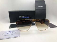 Очки Prada Gold/Leo/Brown