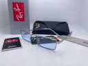 Очки Ray Ban The Icon Low Silver/Blue солнцезащитные мужские оригинал