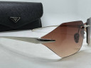 Очки Prada SPR A55 Silver/Brown солнцезащитные женские оригинал