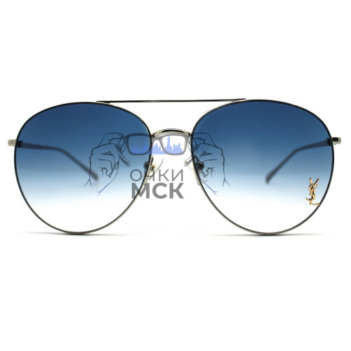 Очки Saint Laurent SL 1235B Grey-Blue солнцезащитные унисекс женские мужские оригинал