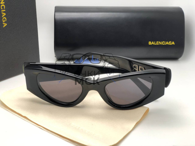 Очки Balenciaga Cat 3 Black солнцезащитные женские оригинал