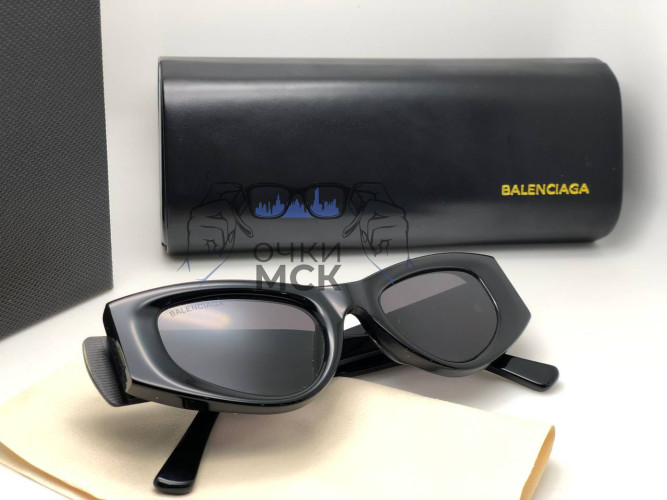 Очки Balenciaga Cat 3 Black солнцезащитные женские оригинал