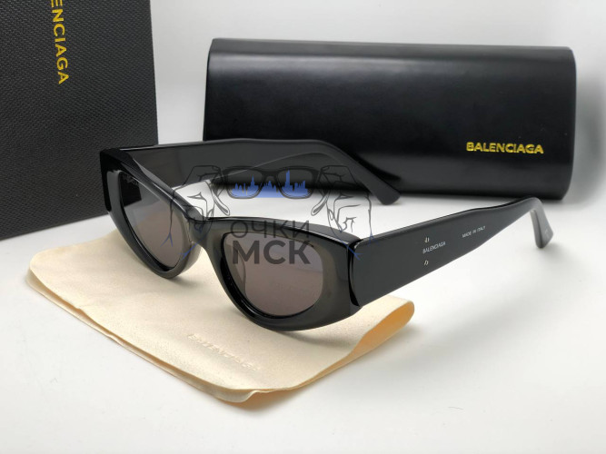 Очки Balenciaga Cat 3 Black солнцезащитные женские оригинал