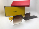 Очки Fendi Light Gold/Brown солнцезащитные женские оригинал