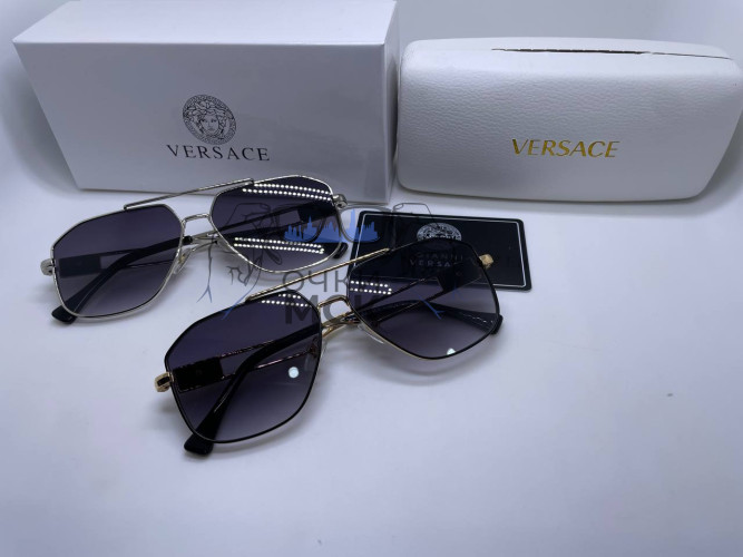 Очки Versace Aviator S Silver/Grey солнцезащитные мужские оригинал