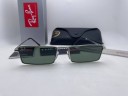 Очки Ray Ban The Icon Low Silver/Green солнцезащитные мужские оригинал