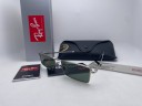 Очки Ray Ban The Icon Low Silver/Green солнцезащитные мужские оригинал