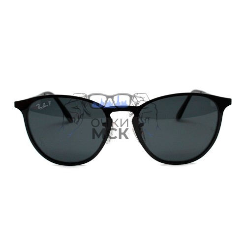 Очки Ray Ban Erika Metal RB3539 Чёрный солнцезащитные унисекс женские мужские оригинал