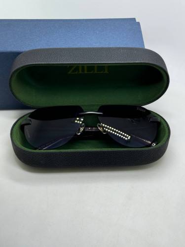 Очки Zilli Aviator Black/Grey солнцезащитные мужские оригинал