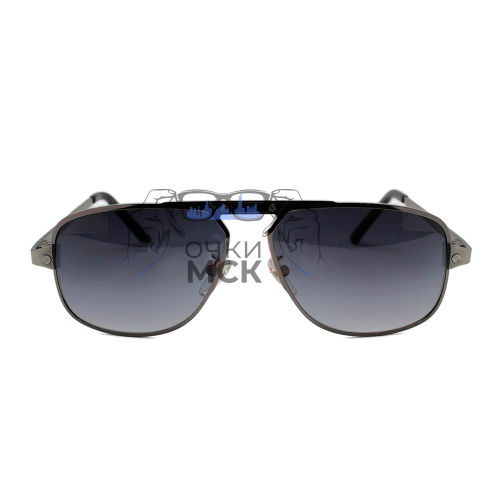 Очки Cartier CT0102S Синий градиент солнцезащитные мужские оригинал