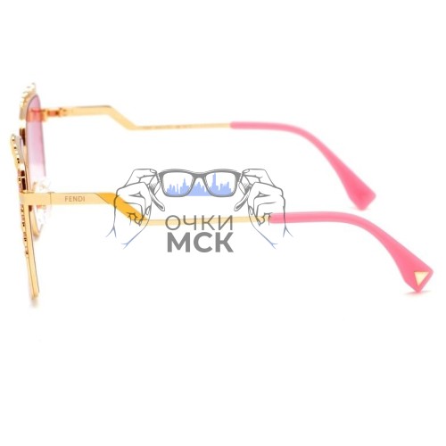 Очки Fendi FF 0051/F/S Розовый градиент солнцезащитные женские оригинал
