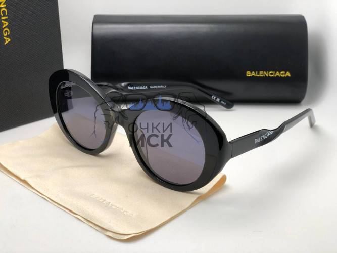 Очки Balenciaga Circle Twist Black солнцезащитные женские оригинал