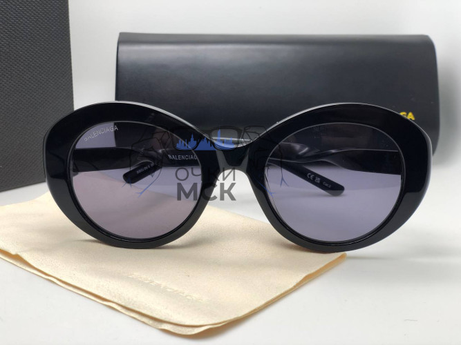 Очки Balenciaga Circle Twist Black солнцезащитные женские оригинал