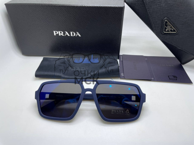 Очки Prada Avia Navy/Grey солнцезащитные мужские оригинал