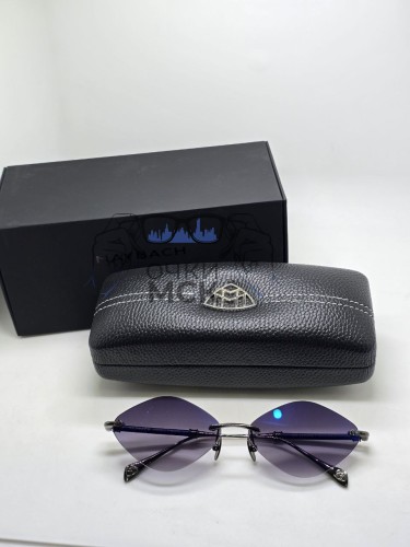 Очки Maybach Rhomb Silver/Blue солнцезащитные унисекс женские мужские оригинал
