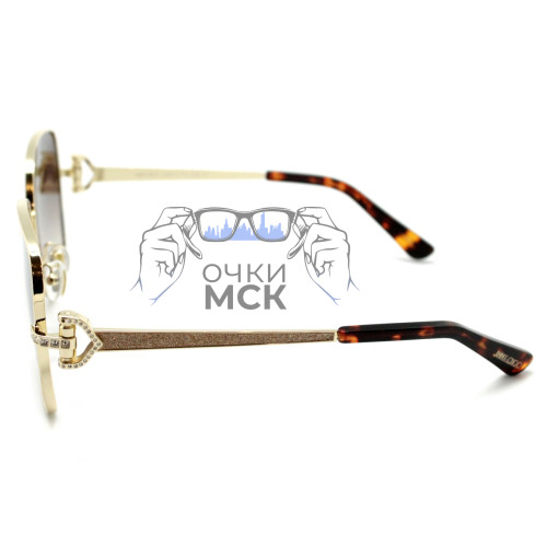 Очки Jimmy Choo Glenn/s Qau Коричневый градиент солнцезащитные женские оригинал